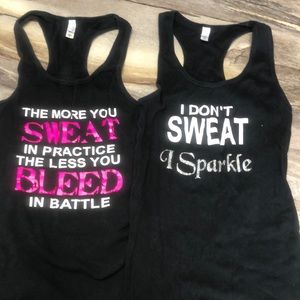 Womens workout tanks. XL